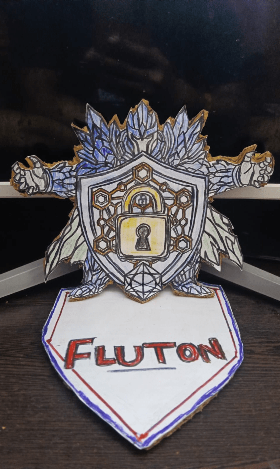 Fluxel handmade Fluton mascot by aafusumi